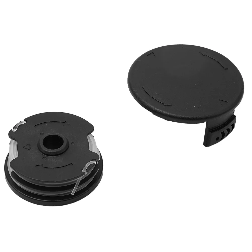 2pcs Spool Cover For Parkside PRT550 A1 for a3 91105342 FRT550 A1 311404 Cordless for Lawn Mower Garden Tool Parts Black