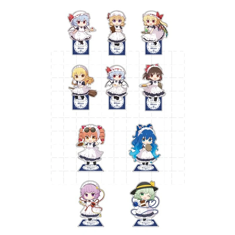 

Игра Touhou Project, акриловая кукла-подставка, аниме Hakurei Reimu Kirisame Marisa Izayoi Sakuya, мини-фигурка, модель, игрушка для косплея в подарок