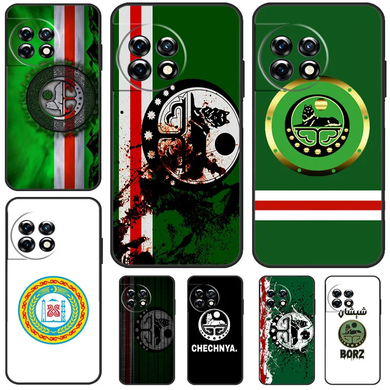 Chechnya Chechen Flag Case For OnePlus 12 11 10 Pro 8T 9R 10R 10T 12R OnePlus Nord CE 2 Lite 2T 3 N20 N100 Cover