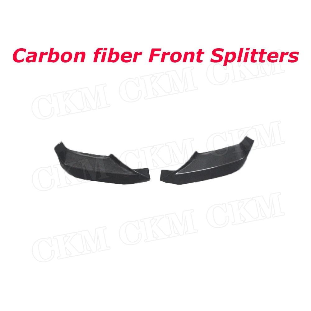 Parachoques delantero de fibra de carbono, alerón con divisores para BMW Serie 6, F06, F12, F13, M tech, M sport, 2012, 2013, 2014, 2015, 2016