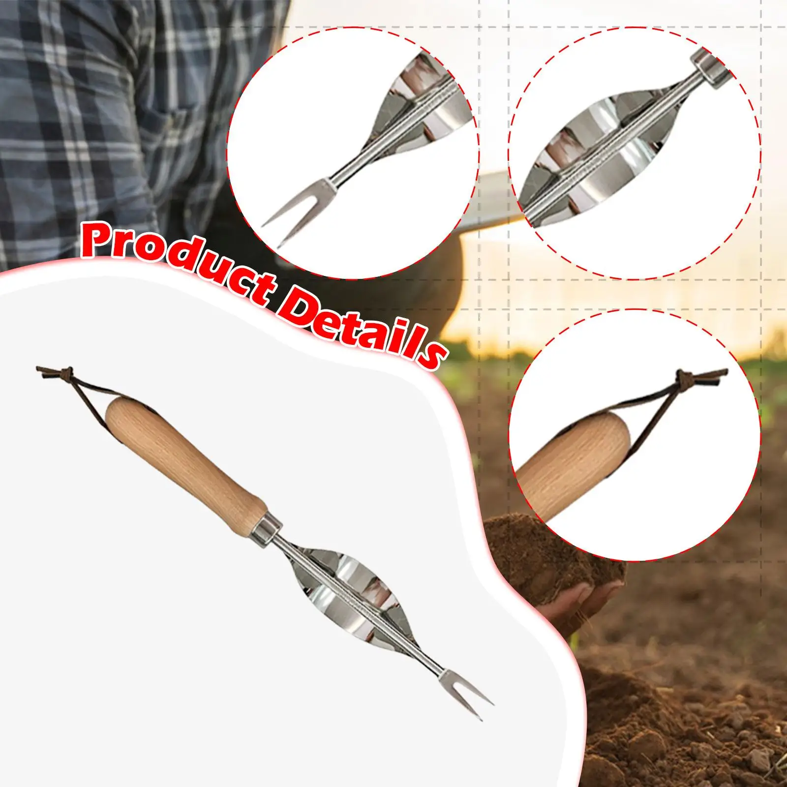 Hand Uprooting ing Tool gonomic Pull Tool with Handle for Park Farm Trace Paving Lawn Gardening