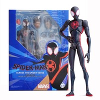 SHF Miles Morales Action Figure Marvel Spider-Man: Across the Spider-Verse Figurine CT Doll Spiderman Miles Figures Model Toys