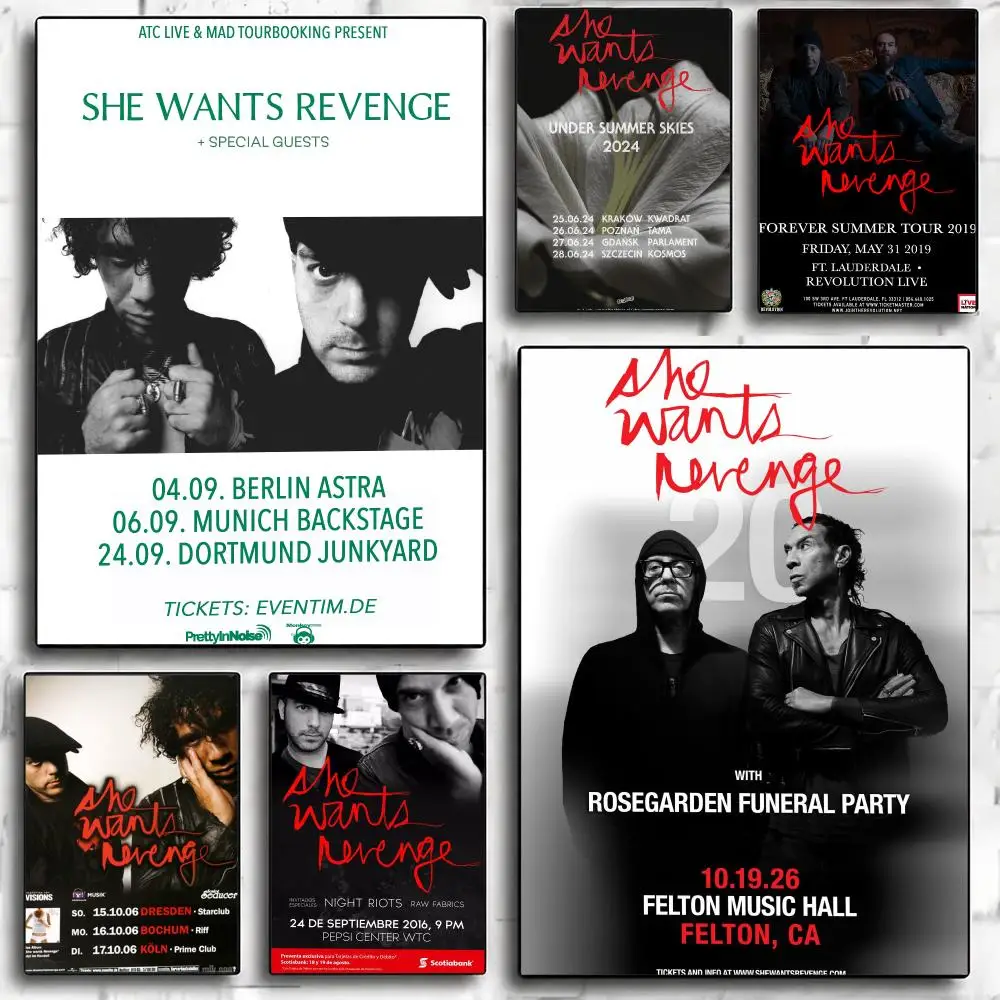 band S-She Wants Revenge-E Painting Calligraphy Nature Inspired Artwork for Living Room  Home Decoration