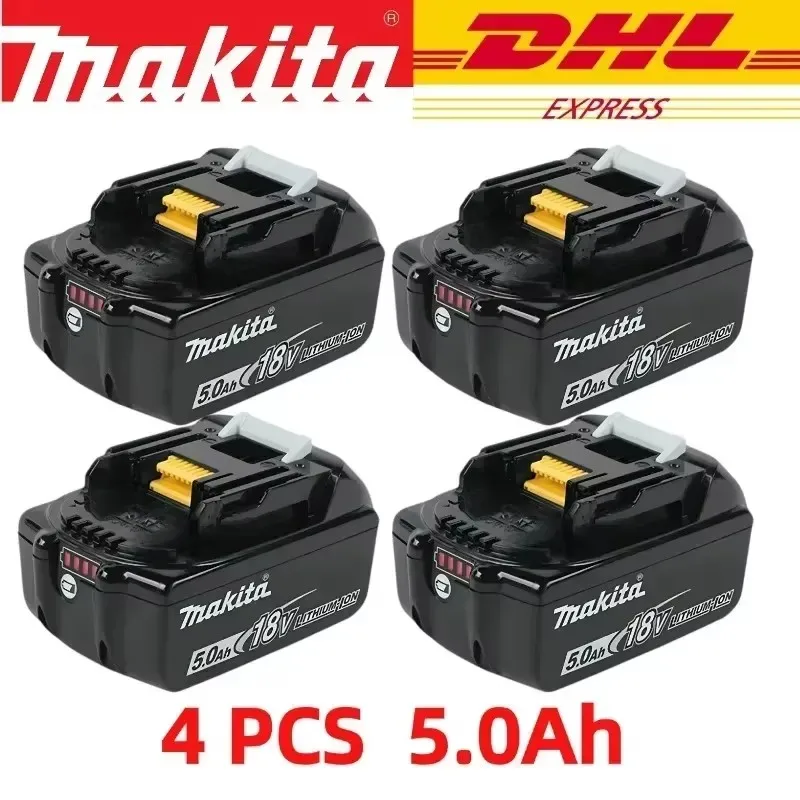 Originele Makita accu 18V 9.0Ah oplaadbare accu, elektrisch gereedschap BL1830 BL1840 BL1850 BL1860B voor Makita 18V accu