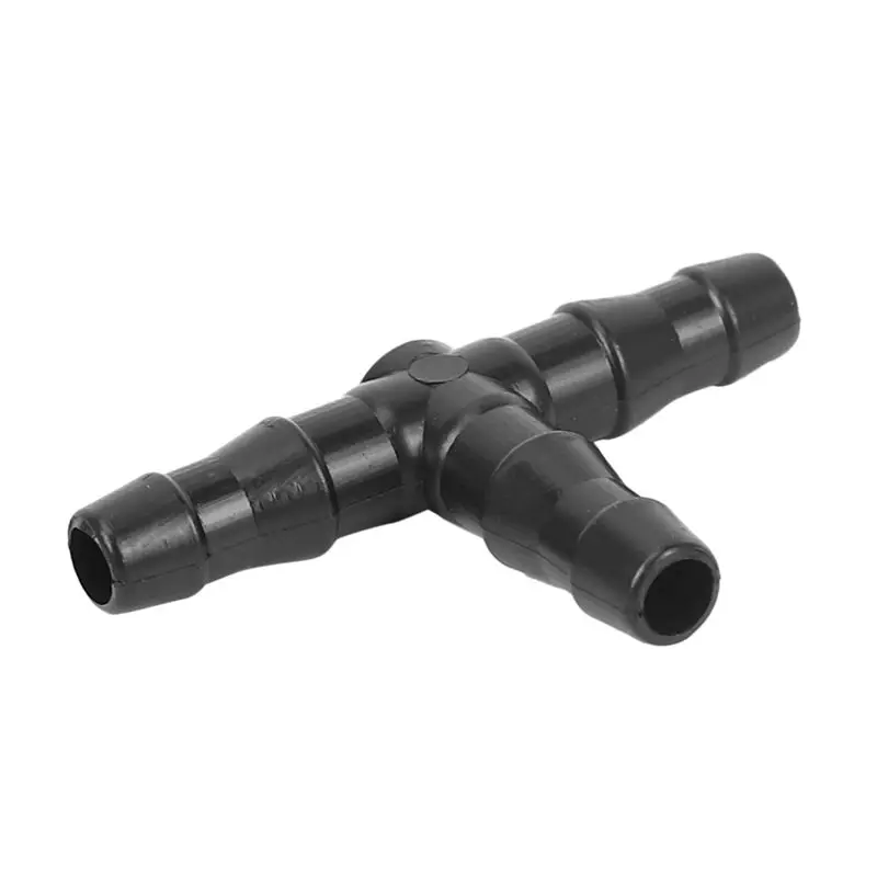 A01F-800Pcs 1/4 Inch Universal Barbed Tee Fittings, Drip Irrigation Barbed Connectors For 1/4 Inch Water Hose Connectors