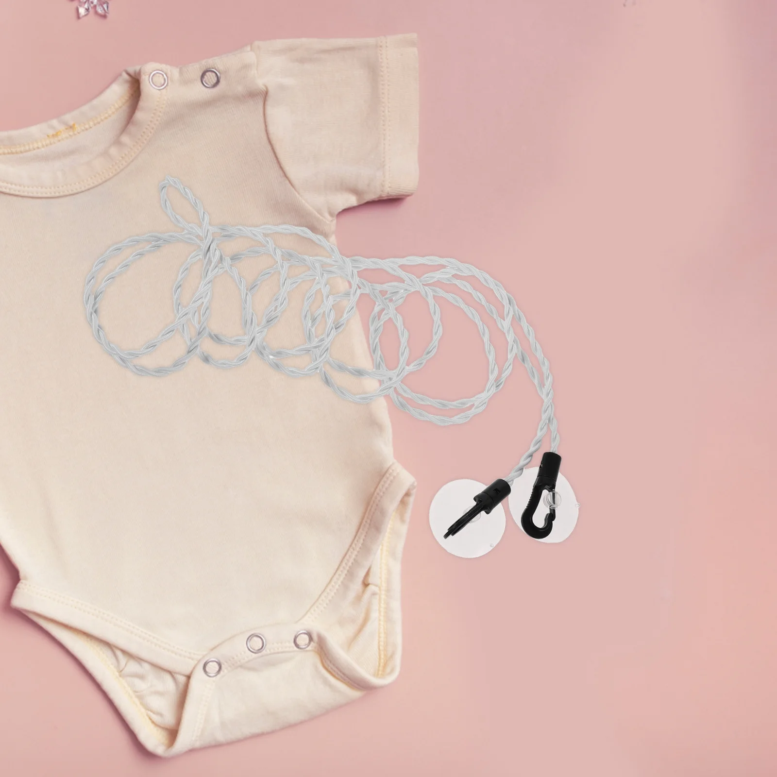 Linha de secagem de roupas retrátil compacta cabo de lavanderia de viagem elástica para ferramenta de secagem de economia de espaço interno e externo