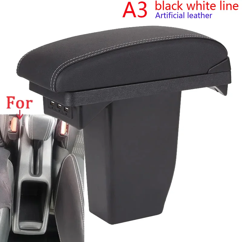 Voor Peugeot 2008 Armsteun doos 2012-2018 Auto Opbergdoos Met USB Opladen Auto Retrofit Onderdelen Interieur Details Auto accessoires