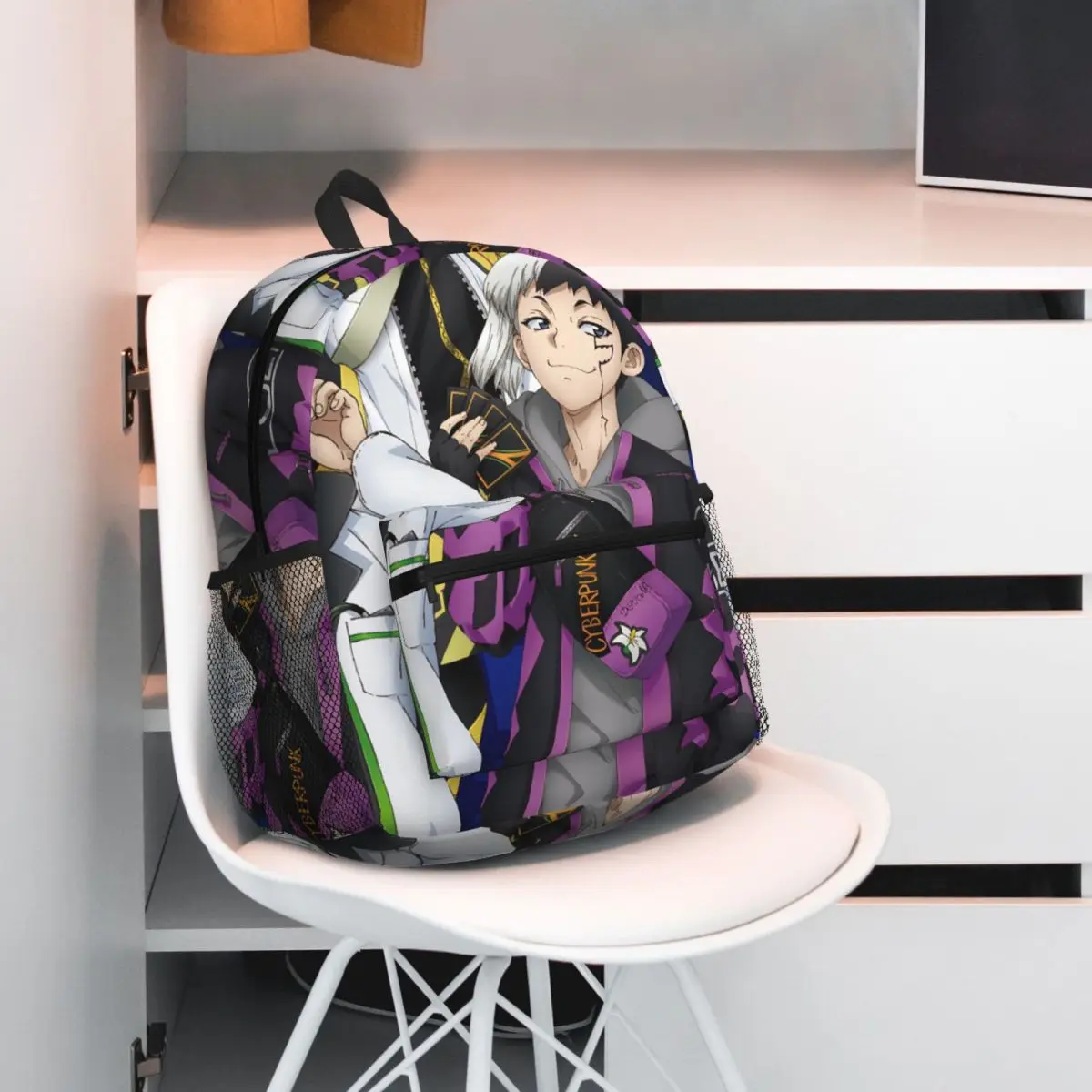 เกน อาซากิริ ดร.สโตน อาปันอะนิเมะกระเป๋าเป้สะพายหลังนักเรียนกระเป๋าเดินทางเดย์แพ็คสำหรับผู้ชายผู้หญิงแฟชั่นกระเป๋าหนังสือกระเป๋าสะพาย