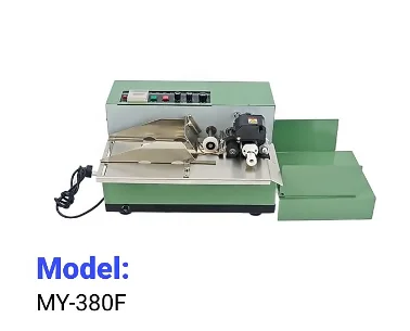 Ink Wheel Expiry Date Coding Machine Batch Number Code Printing Machine MY-380F Automatic Solid Hot Stamping Date Coder Printer