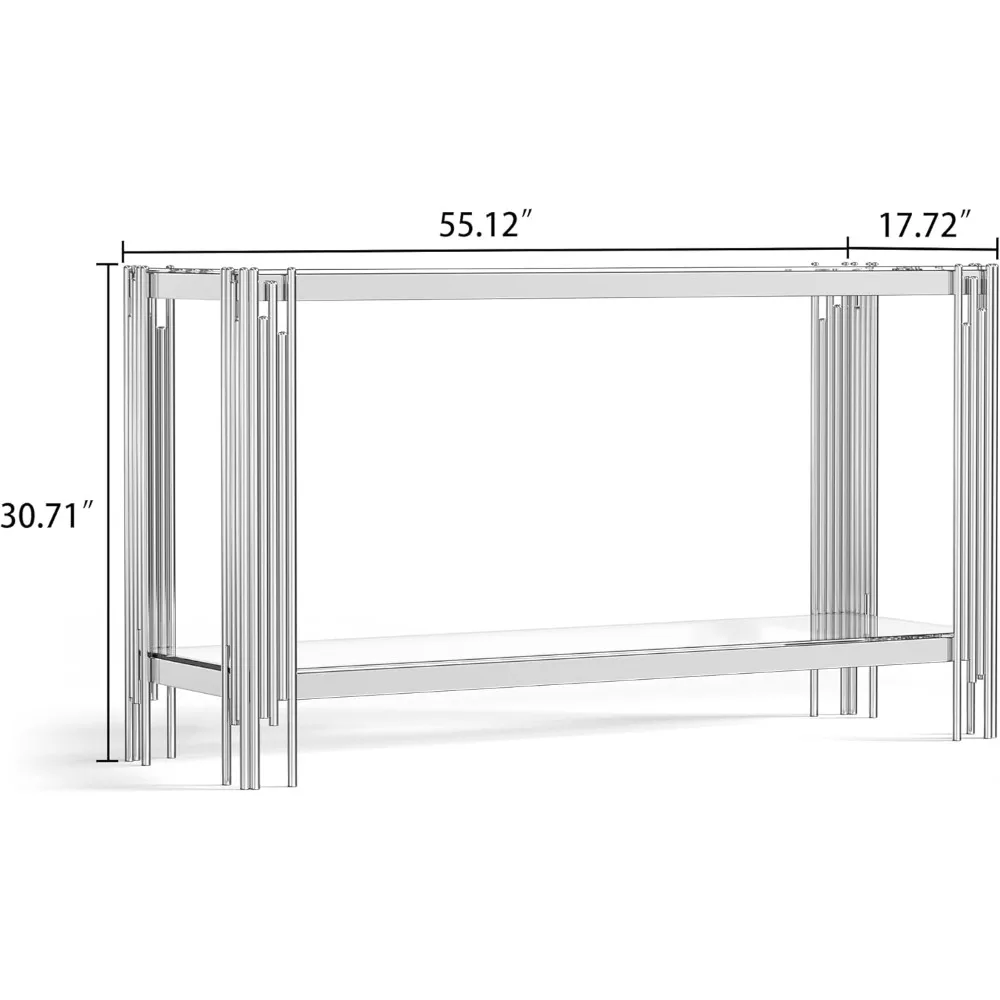 Modern Glass Console Table 55