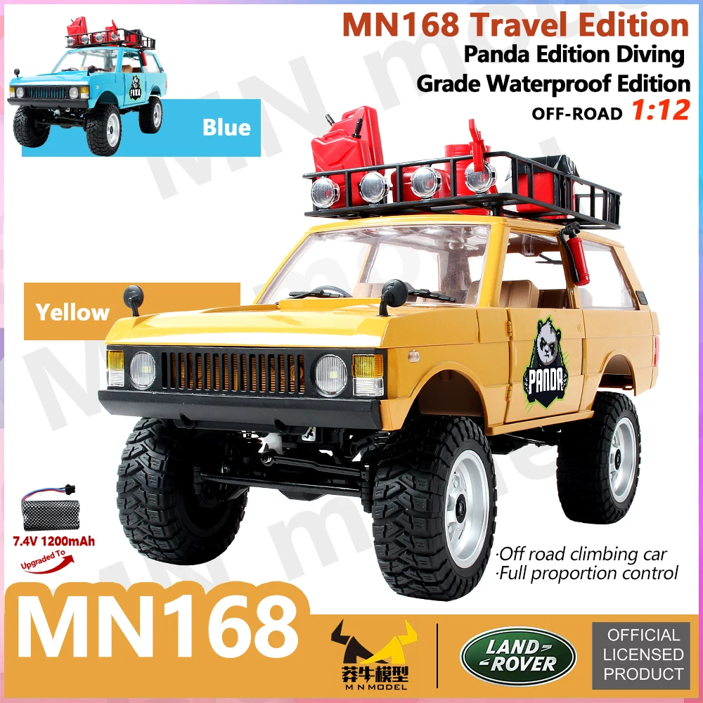 MN168 RC سيارة 1:12 مقياس كامل RTR نسخة MN نموذج 2.4G 4WD 280 محرك متناسب على الطرق الوعرة RC سيارة التحكم عن بعد للأولاد هدايا