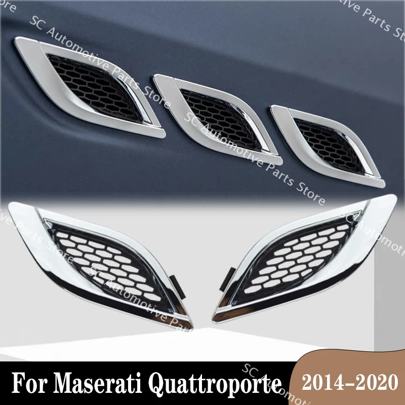 

For Maserati Quattroporte 2014-2020 670010339 670010340 Car Front Side Grille Air Intake Fender Vents Grill Auto accessories