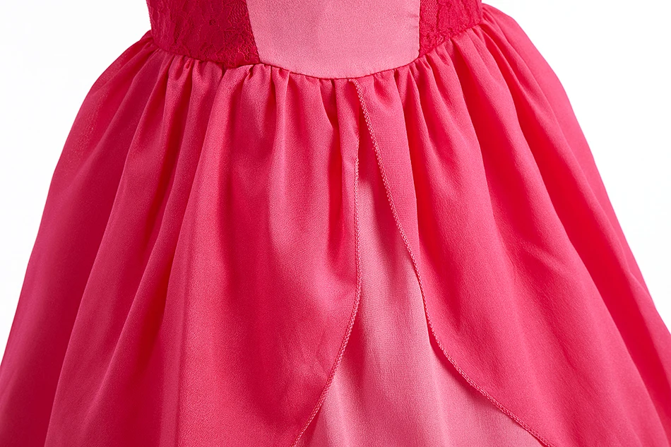 Mädchen Prinzessinnenkleid Kinder Fantasie-Cosplay-Kostüm Kinder Party Ballkleid Halloween Karneval Verkleidungskleidung Buchwoche – Detail 25