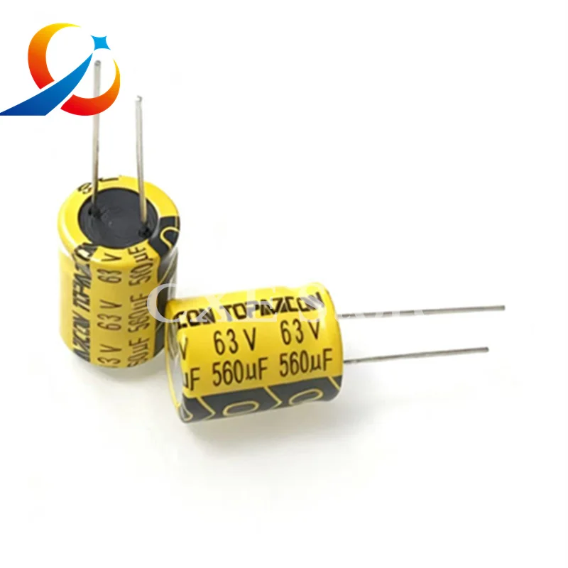 10pcs 63V560UF Volume 16X20MM DIP Electrolytic Capacitor 560UF 63V NEW #1