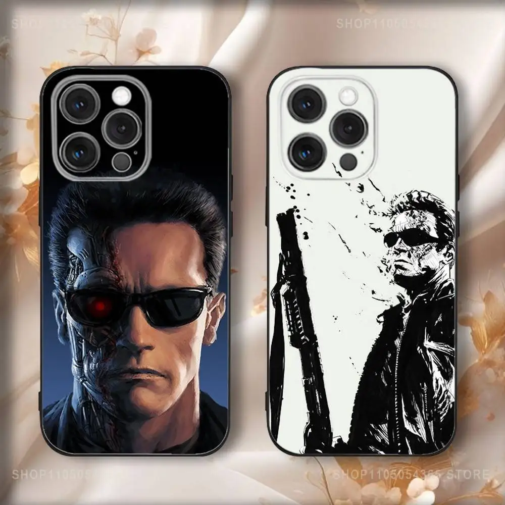 

Film The T-Terminators Phone Case For iPhone16,15,14,13,12,11,Pro,Max,Plus,X,XS,SE4,E,Mini,Soft Black Case