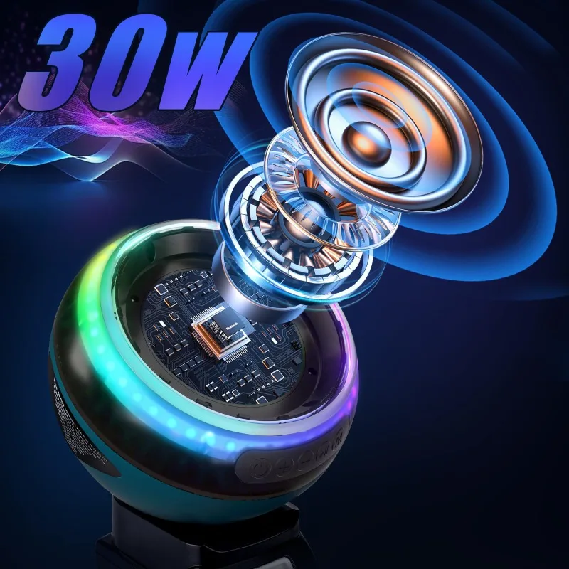 HAKSINKY Portable Wireless Speaker Supports Bluetooth 5.3 High-Definition Sound Quality for Makita/Milwaukee/Bosch 18V Battery