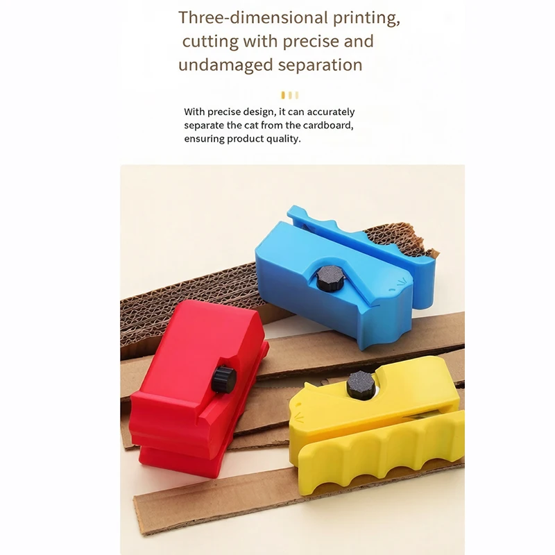 New Multi-Functional DIY Cardboard Cutting Tool, Manual Paper Cutter With Sharp Edge for Crafting Cat Scratchers And Pet Boxes