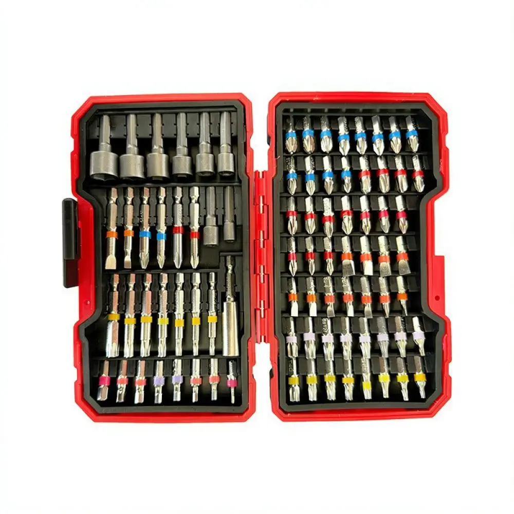 Universal Power Tool Accessory Kit Screwdriver Bit Assortment For Home Hardware Repair Electric Drill Maintenance Projects view 5