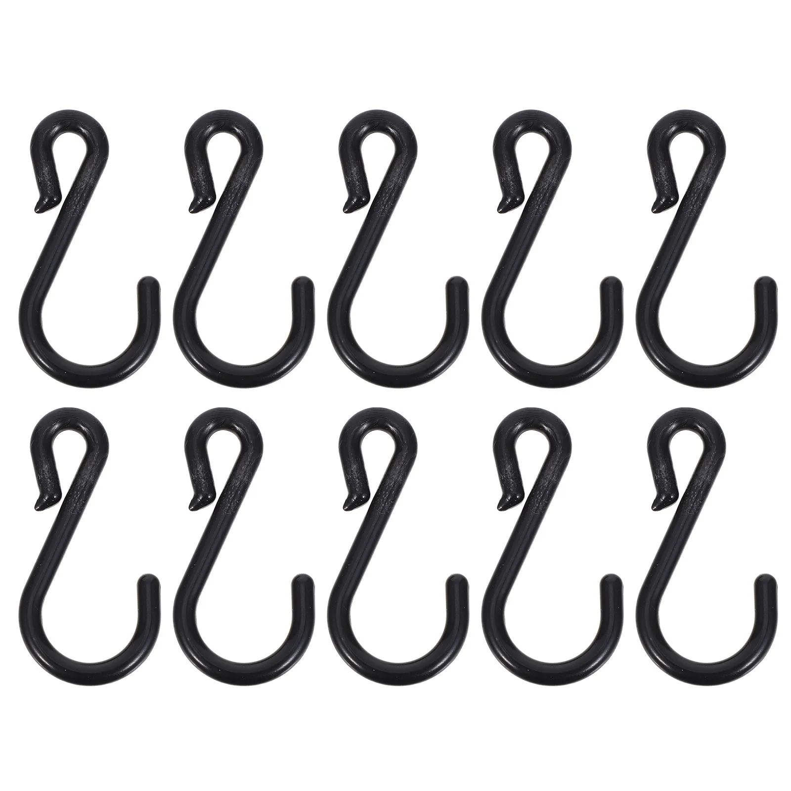 

10pcs Barrier Chain Connector S Hooks 6Mm Plastic Road Cone Connectors For Construction Traffic Control Driveway