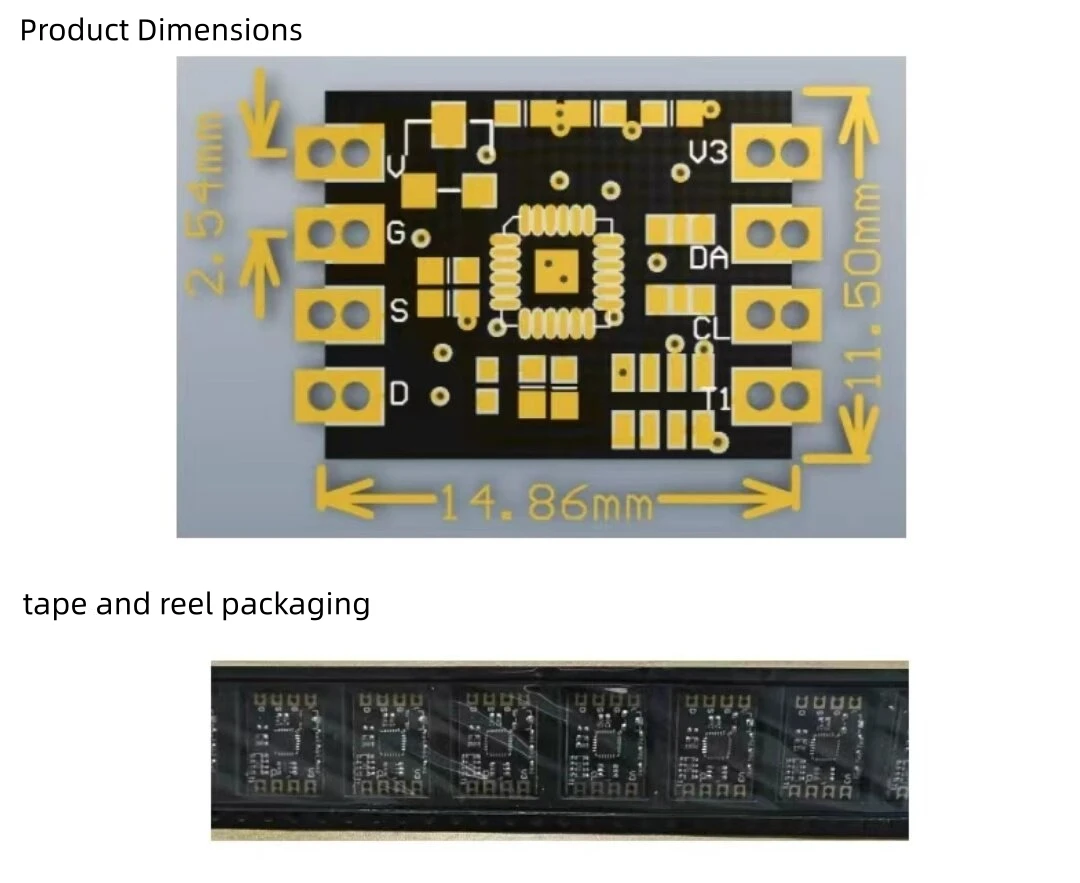 20689 Modul / Hochleistungs-6-Achsen-MEMS-Bewegungsverfolgung / Gyroskop / Beschleunigungsmesser / Bewegungsverarbeitung – Detail 4