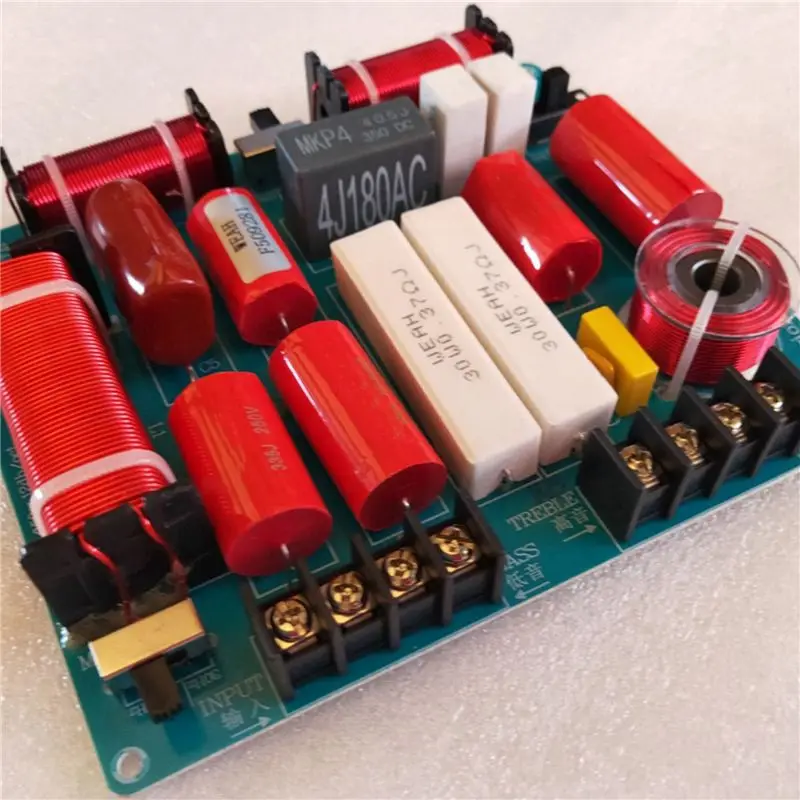 A31T 4X 350W 3 Ways Frequency Divider Board KTV Stage Speaker Crossover Audio Treble Mediant for Bass 3 Way Crossover Divider