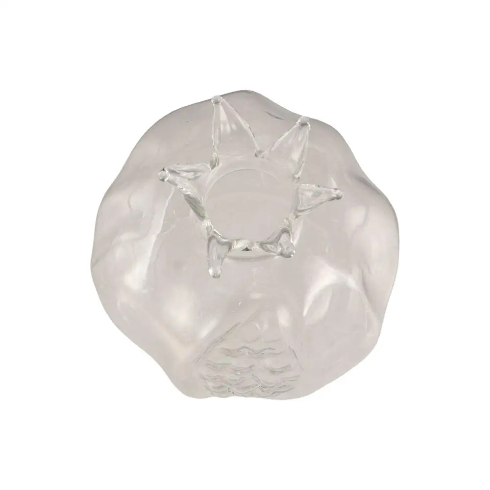 Mini Red Pomegranate Glass Vase Transparent Pomegranate Hydroponic Flower Vase Glass Hammer Pattern Fruit Vase Desktop