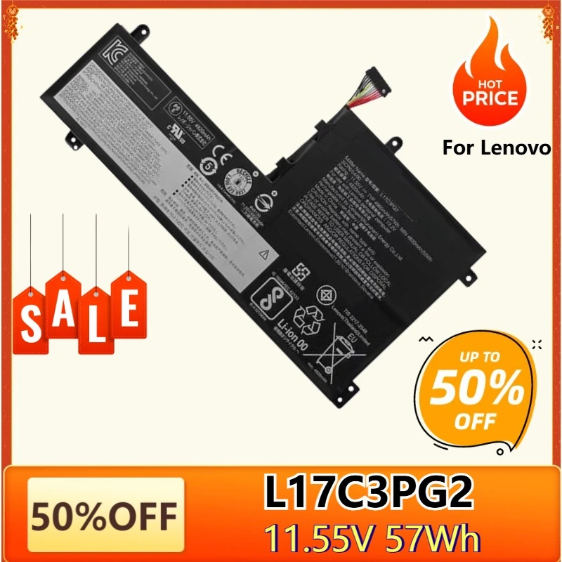 L17C3PG2 Laptop Battery for Lenovo Legion Y530-15ICH Y540-15IRH/17IRH Y730 Y740 Y7000 Y7000P L17C3PG1 L17M3PG2 L17L3PG1