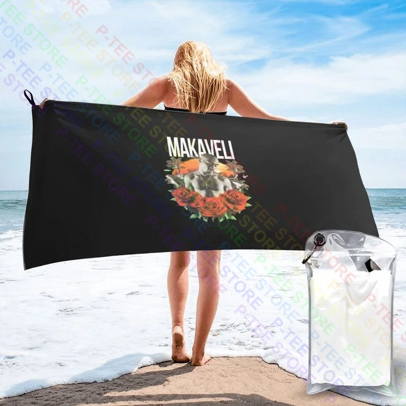 2Pac Makaveli Westcoast Quick dry Towel Custom Beach Towel For Bathroom