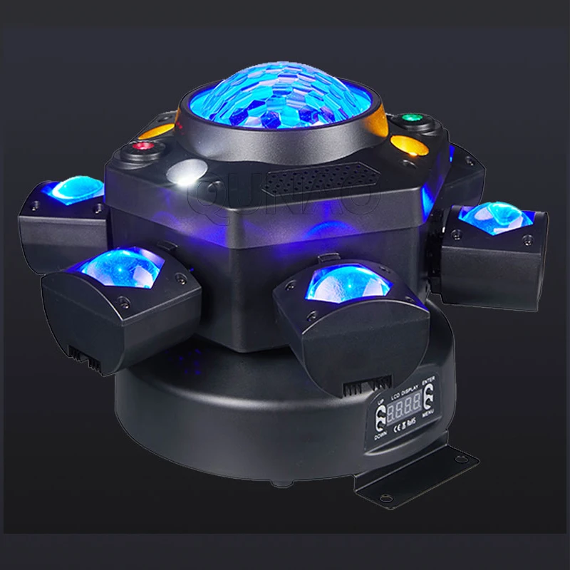 2025 2pcs LED Disco Magic Ball ไฟในร่ม Dj ตกแต่งมัลติฟังก์ชั่น Beam อุปกรณ์