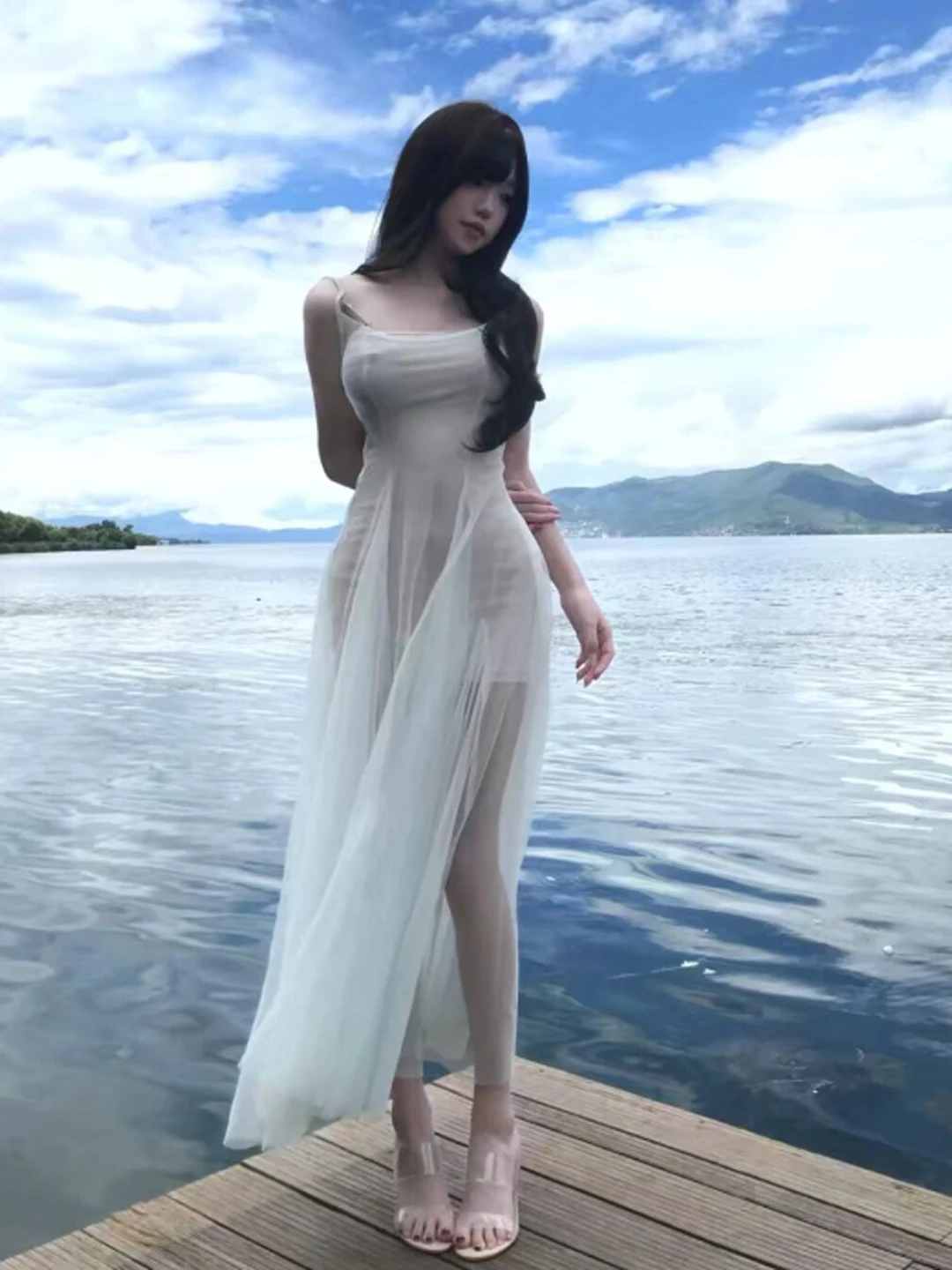 

Летнее повседневное платье Ciwalk из смесового хлопка с эффектом утяжки талии, модель 2026 года, для активного отдыха