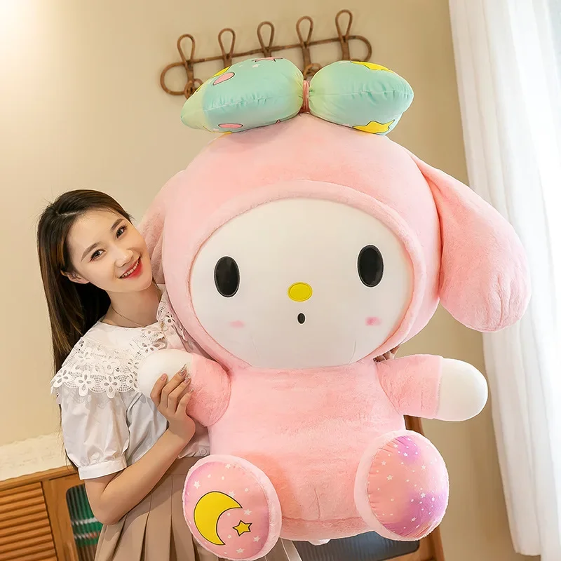 Sanrio Kuromi My Melody Cute Series Kawaii Pluszowa lalka zwierzęca Kreskówka Śliczna pluszowa poduszka Zabawka Prezent urodzinowy Poduszka Prezenty świąteczne