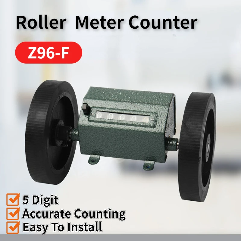 Z96-f Meter Roller Type Code Counter Textile Machine Cloth Inspection Machine High Precision Mechanical Meter Counter