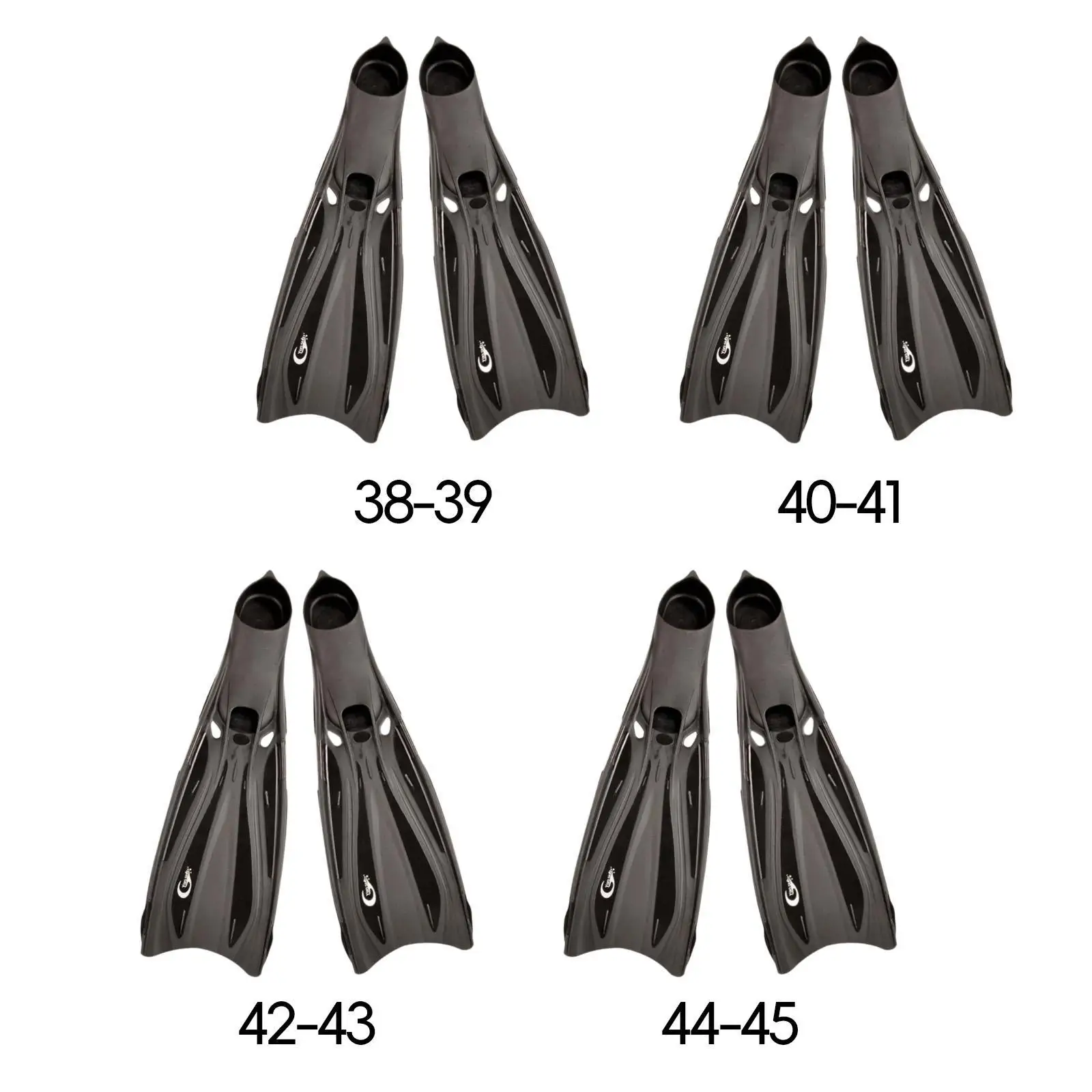 

Snorkel Fins Scuba Diving Fins Snorkeling Gear Dive Flippers Anti Slip
