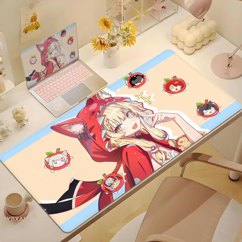 HYBXAXC Anime Girl Arknights Endfield Rossi Mouse Pad Large Cute Keyboard Pads Gamer Mausepad Student Writing 400x900mm Desk Mat