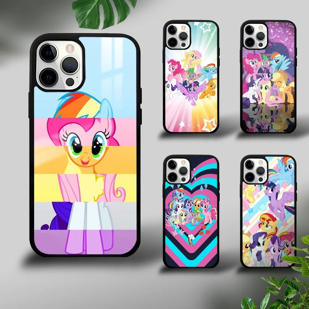 My L-Little P-Pony Cute Phone Case For iPhone 16 15 14 13 12 11 Pro Xs Max Mini Plus Celulares Hard Funda