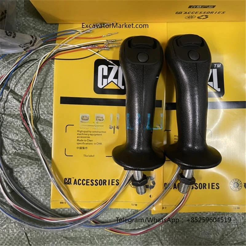 For Bobcat 17 20 25 27 Doosan 17 Excavator Joystick Handle Glue Handle Assembly Electronic Control Handle Glue High Quality