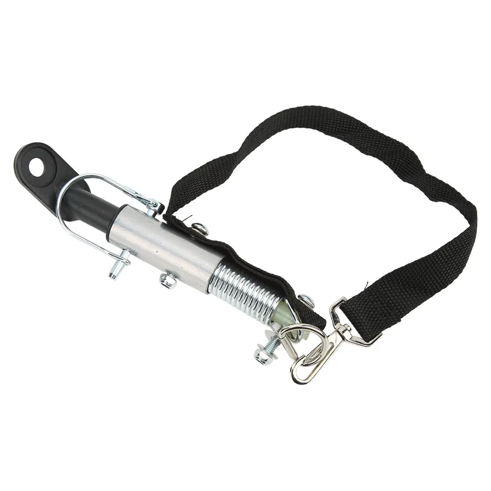 Enganche de Remolque para Bicicleta de Acero y Nylon 19.5×2.7cm, Acoplador de Remolque de Fácil Extensión, Adaptador de Enganche de Remolque de Liberación Rápida para Remolques de Bicicleta para Mascotas