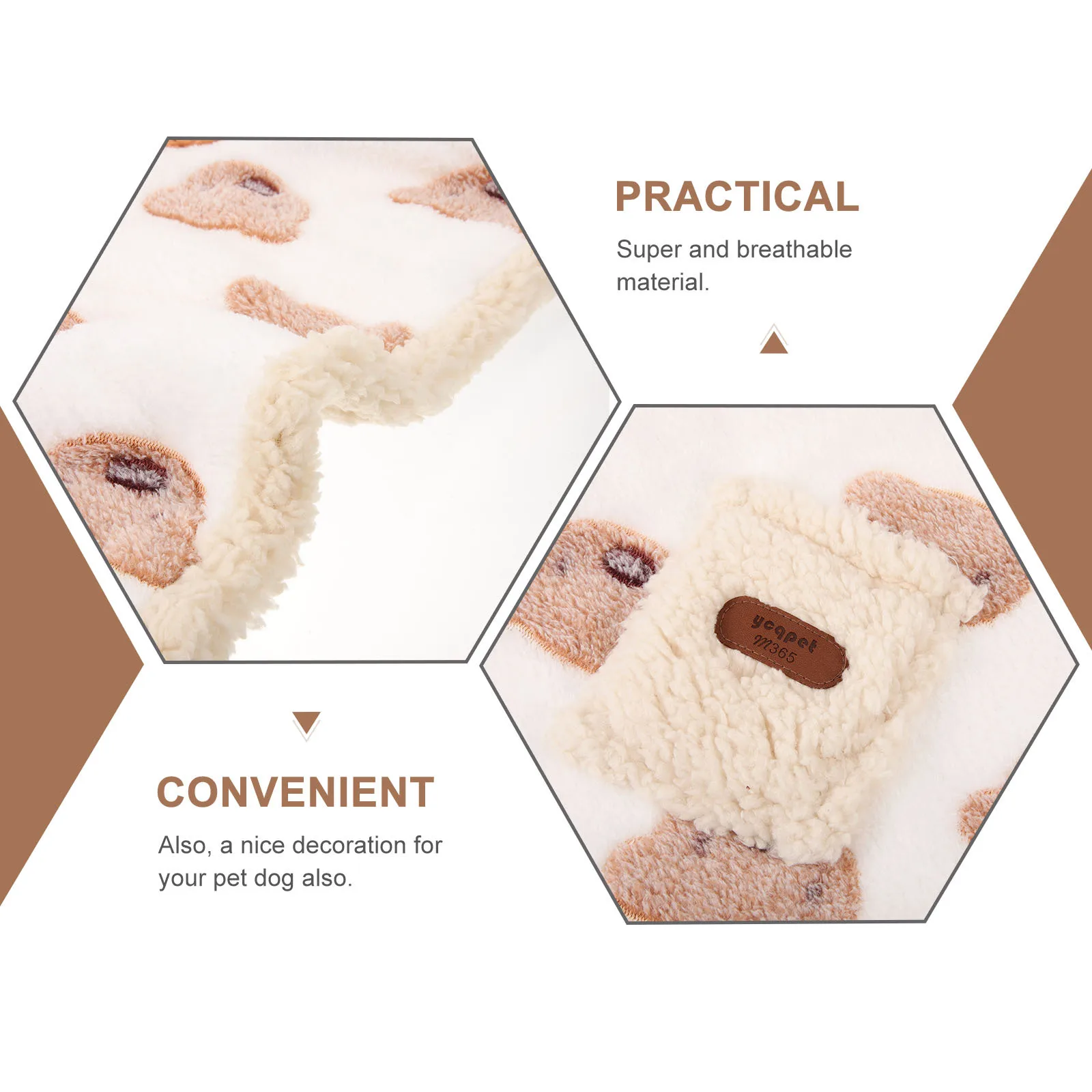 

Comfortable Dog Bath Robe M Adorable Cartoon Design Pet Clothes Flannel Material Water Absorbent Quick Dry Christmas Party