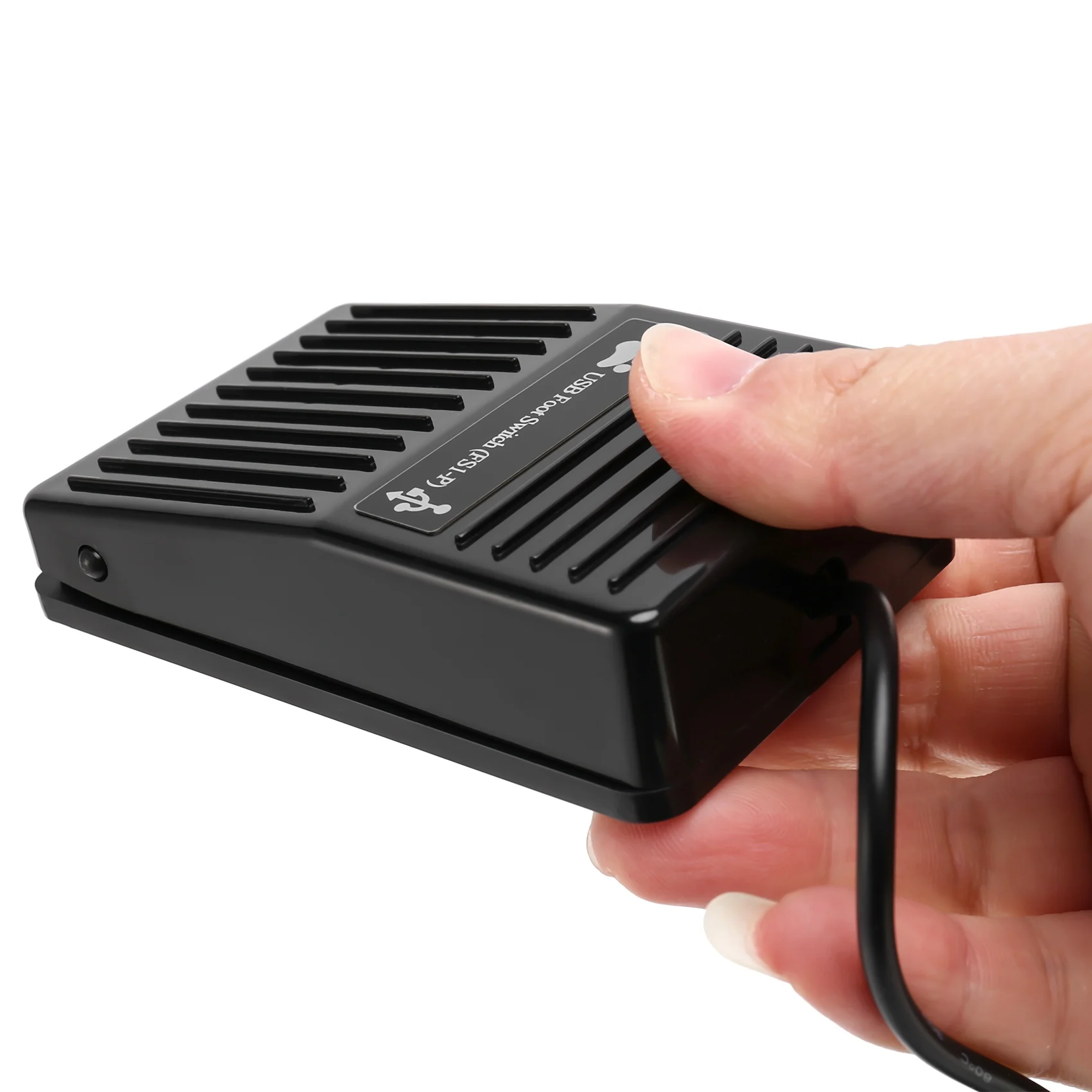 Interruptor de pedal usb, ação de teclado de controle para jogos de computador pcsensor novo interruptor de pé usb hid pedal f