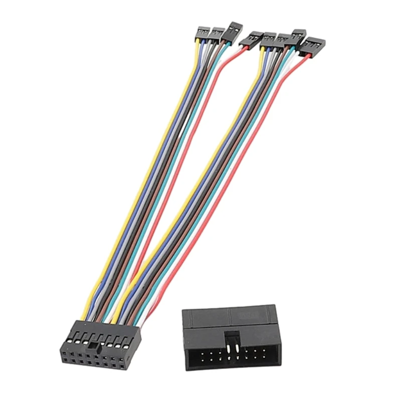 New 16Pin to 8Pin Splitter PC Host Power Cable Convenient for Mainboard Supermicro Panel Switching Cable 20cm/7.87in Length