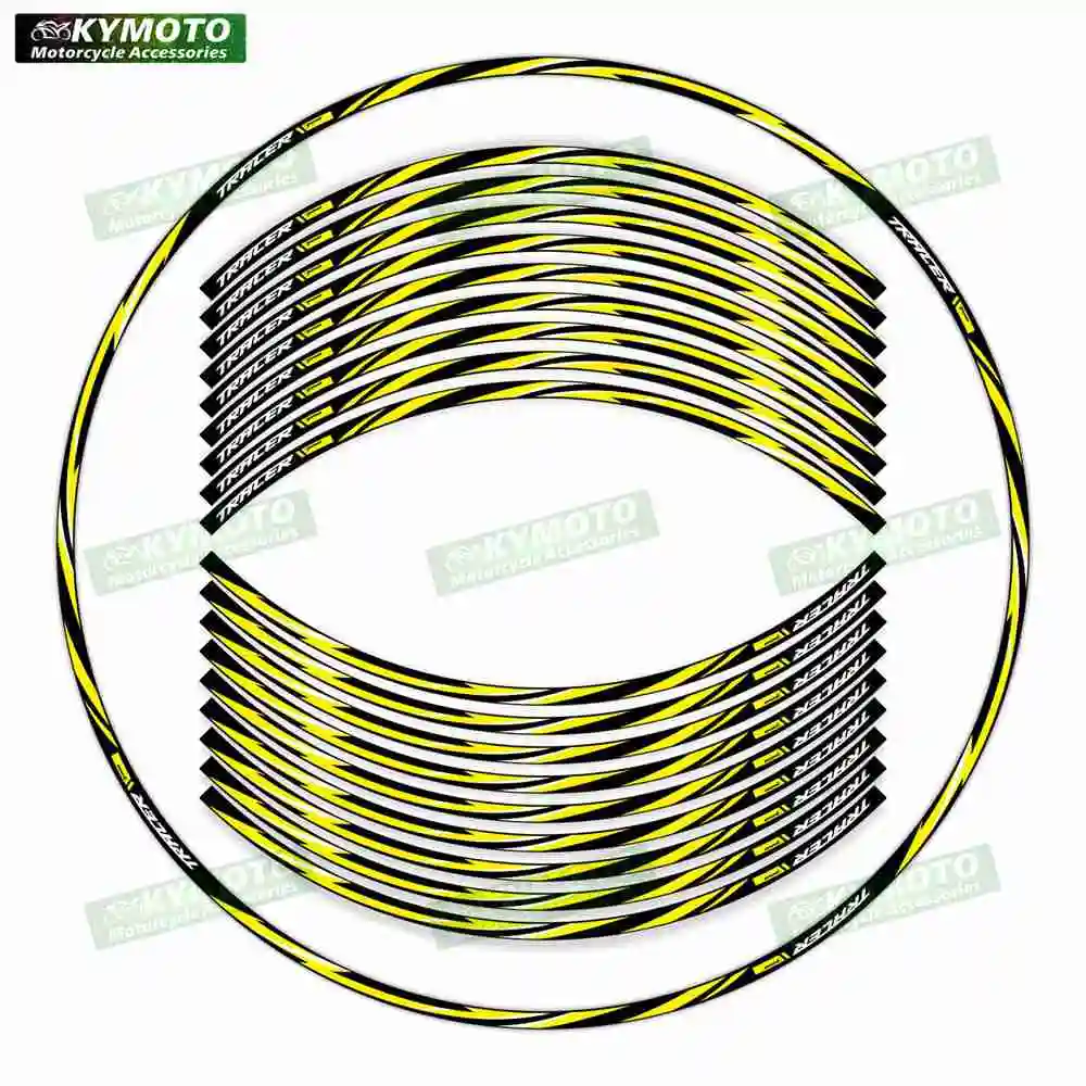 لياماها TRACER700 الراسم 700 عجلة دراجة نارية عاكسة ملصق 17 بوصة حافة شريط ملصق على الطرق الوعرة هدية الملحقات