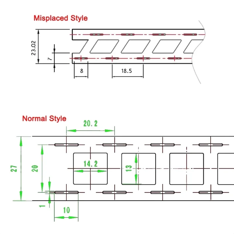 0.15x18.5mmx23mm Niken Niken Pin