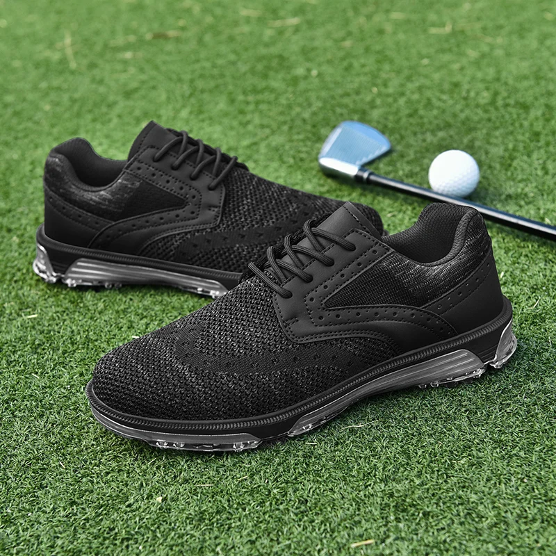 Professional Golf Shoes Men Sport Lightweight Golfer Footwear Outdoor Golfing Trainers Athletic Walking Golfing Sneaker