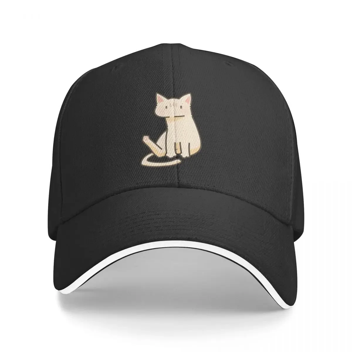 Cute Silly Beige Cat With His Paw In The Air Baseball Cap beach hat Hood party Hat Designer Hat Woman Men's