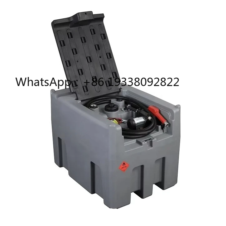 

Plastic tank 400L with 12V Electric Pump Portable tank 106 gal Fuel Tank