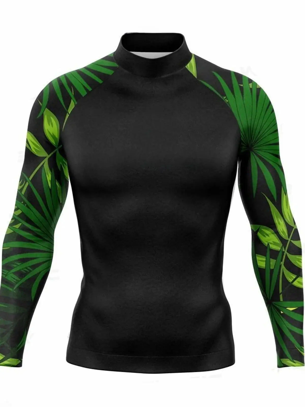 Herren Rash Guard Badeshirts Sommer UPF 50+ UV-Sonnenschutz Schnell trocknend Strand Angeln Wasser Shirts T-Shirts für Männer