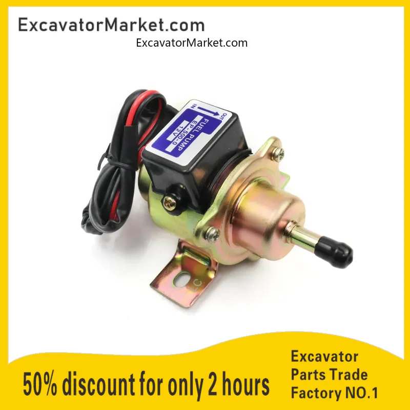 Excavator Parts Ep-500-0 Universal 12v Diesel Fuel Pump Electronic Fuel For Vio Kx Kubota Yanma Engine Excavator Accessories