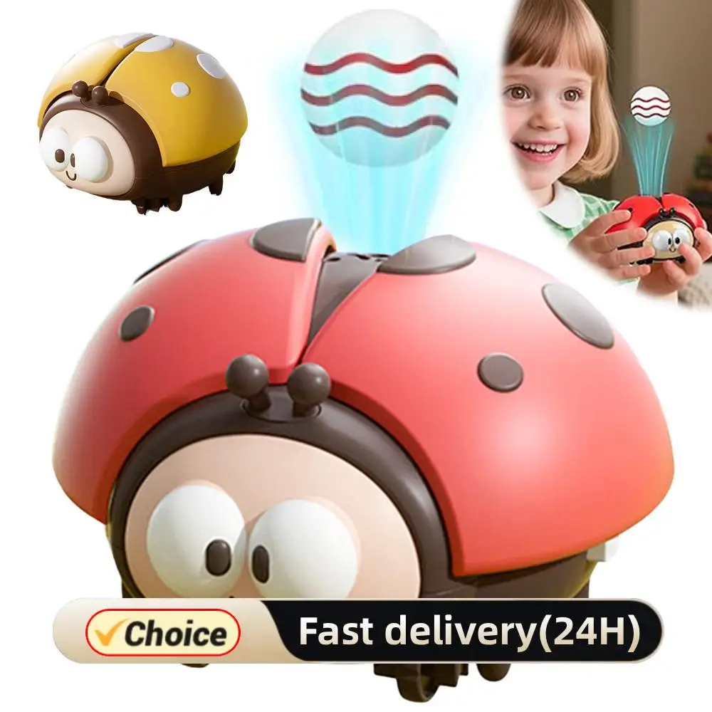 Lustiger Marienkäfer-Schwimmball, süßer Krabbenwal, schwimmender Ball, elektrisches Spielzeug, frühe Bildung, Fokus-Trainingsspiel, Spielzeug für Jungen und Mädchen