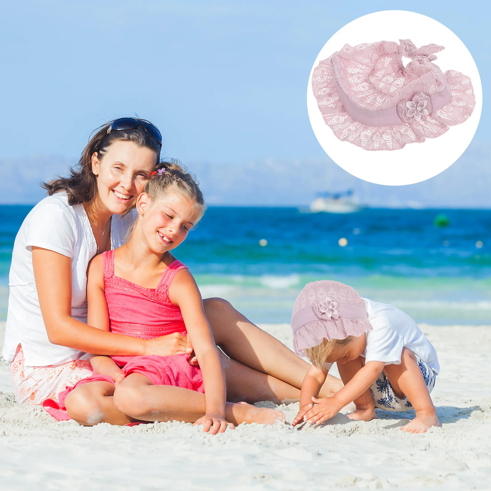 Toddler Bonnets Lace Baby Topper Cap Clothing Girls Hat Women's Newborn Outfits