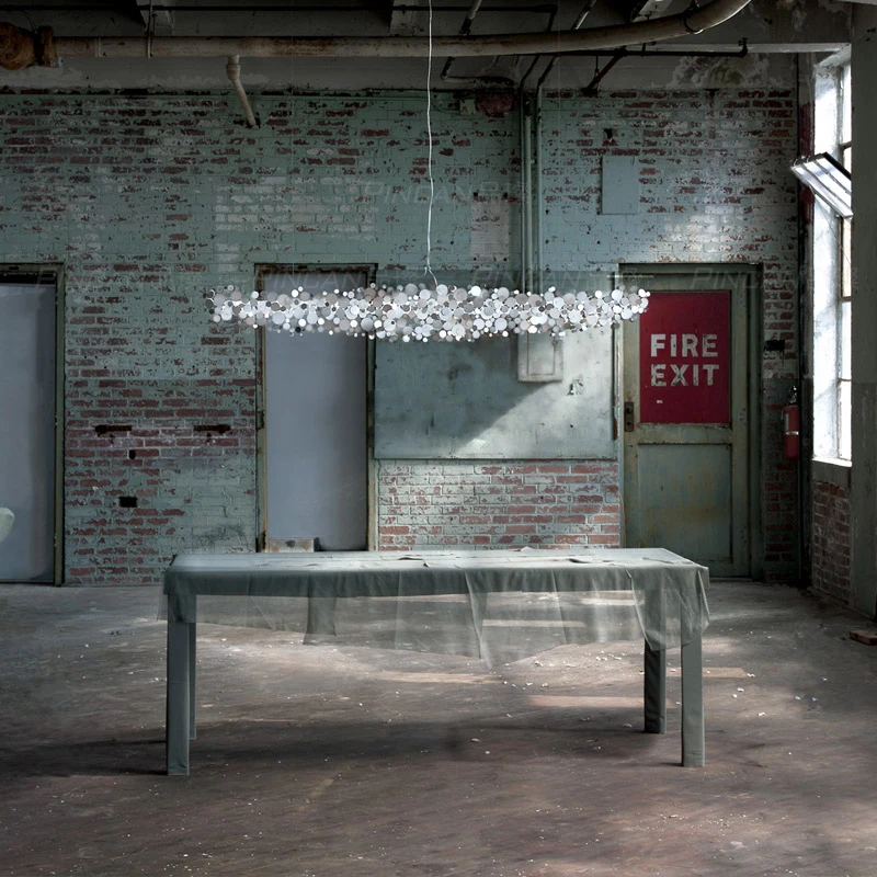 LED Modern High-end Gold/Silver Restaurant Chandelier Restaurant Table Lamp Artistic Personality Creative Restaurant Chandelier